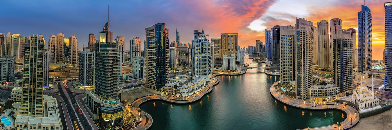 Dubai city view